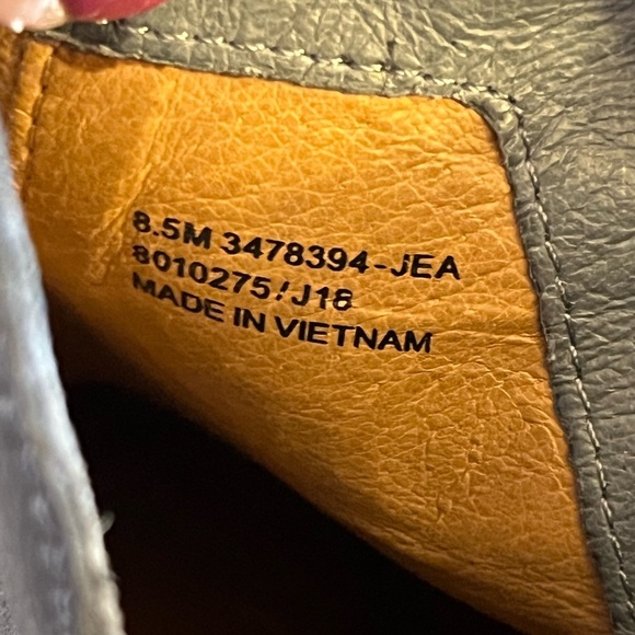 Frye Reina Gray Leather Cut Out Bootie - Picture 4 of 16